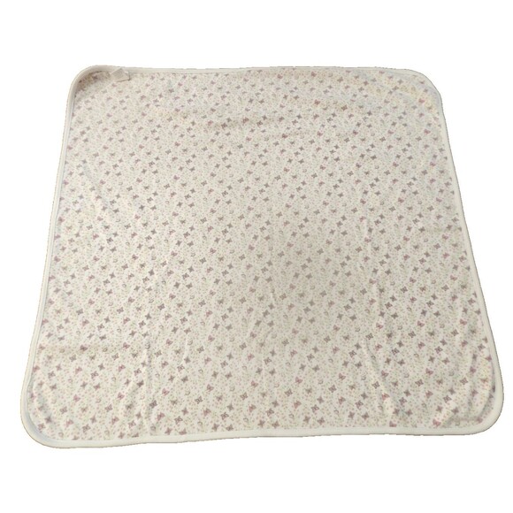 VTG Gymboree Cotton Baby Blanket Pink Butterfly Flowers Sweetheart Sleep 2005 - Picture 6 of 12